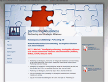 Tablet Screenshot of partnering4business.com